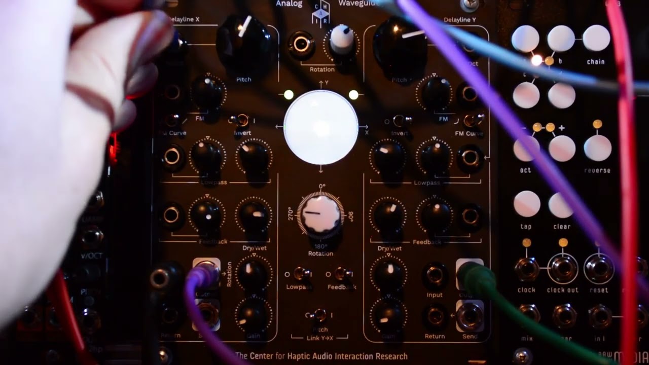 Chair Audio Analog Waveguide processing filter pings from VCFQ and Klangbau Twin Peak