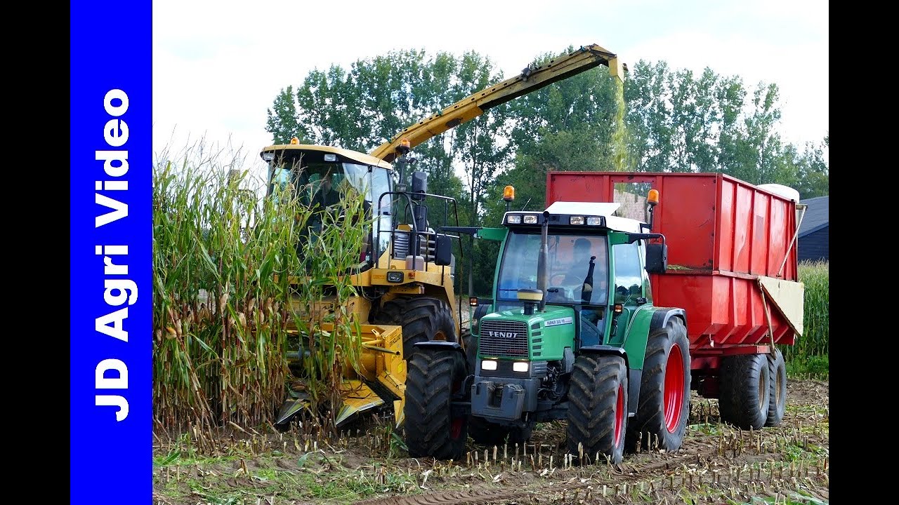 Maishakselen 2019 | New Holland FX450 | Fendt 308/90+409+716 | Teunissen Wekerom | Harvesting maize