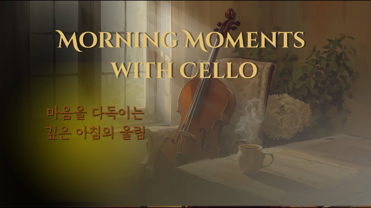 [Playlist] 첼로가 건네는 아침의 위로 | 마음이 차분해지는 클래식  (Deep Cello Morning)