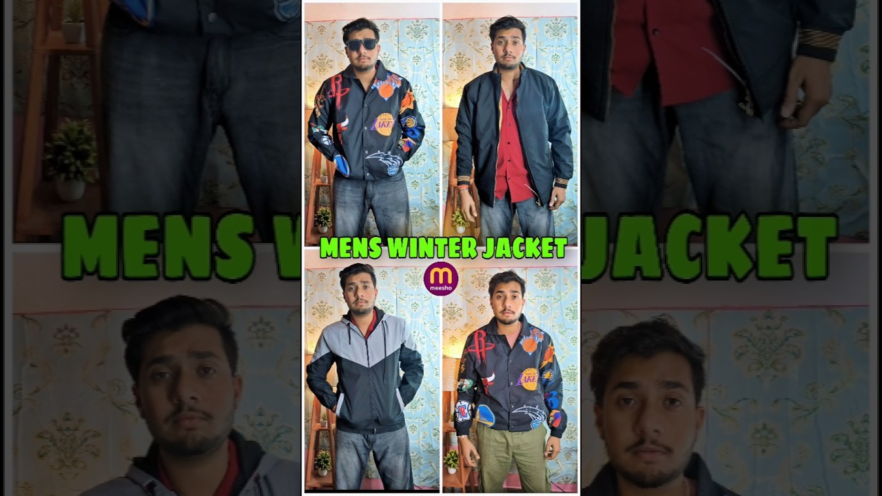 Mens Winter Jacket From Meesho😍 #shorts #meesho #jacket
