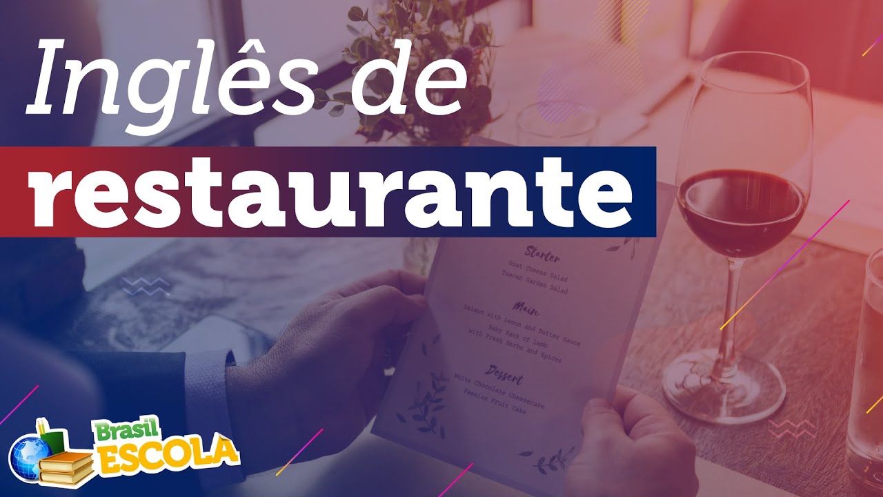 Inglês de restaurante - Brasil Escola