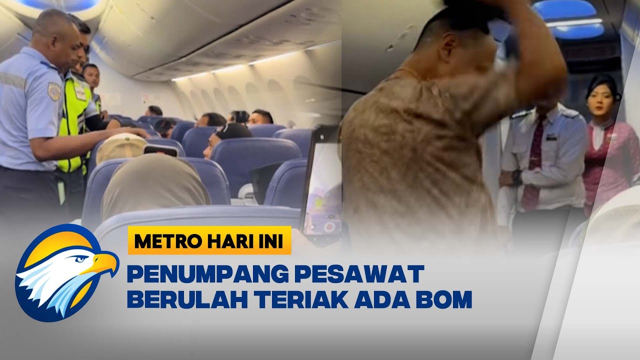 Viral! Penumpang Lion Air Ngamuk dan Teriak Ada Bom [Metro Hari Ini]