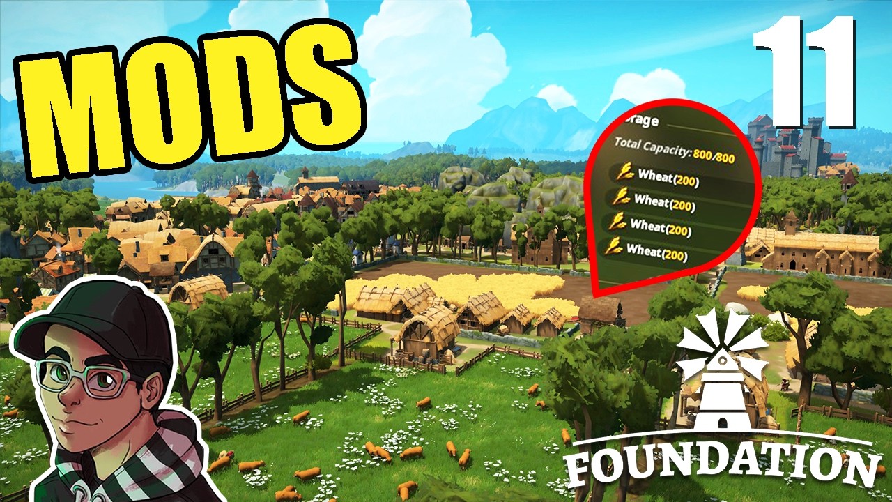 Adding Mods To Help Fix Production Issues In Foundation - Medieval City Builder | Ep. 11