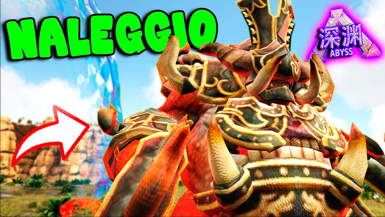 NALEGGIO UM MONSTRO DE LAVA INSANO!! - ARK ABYSS #33