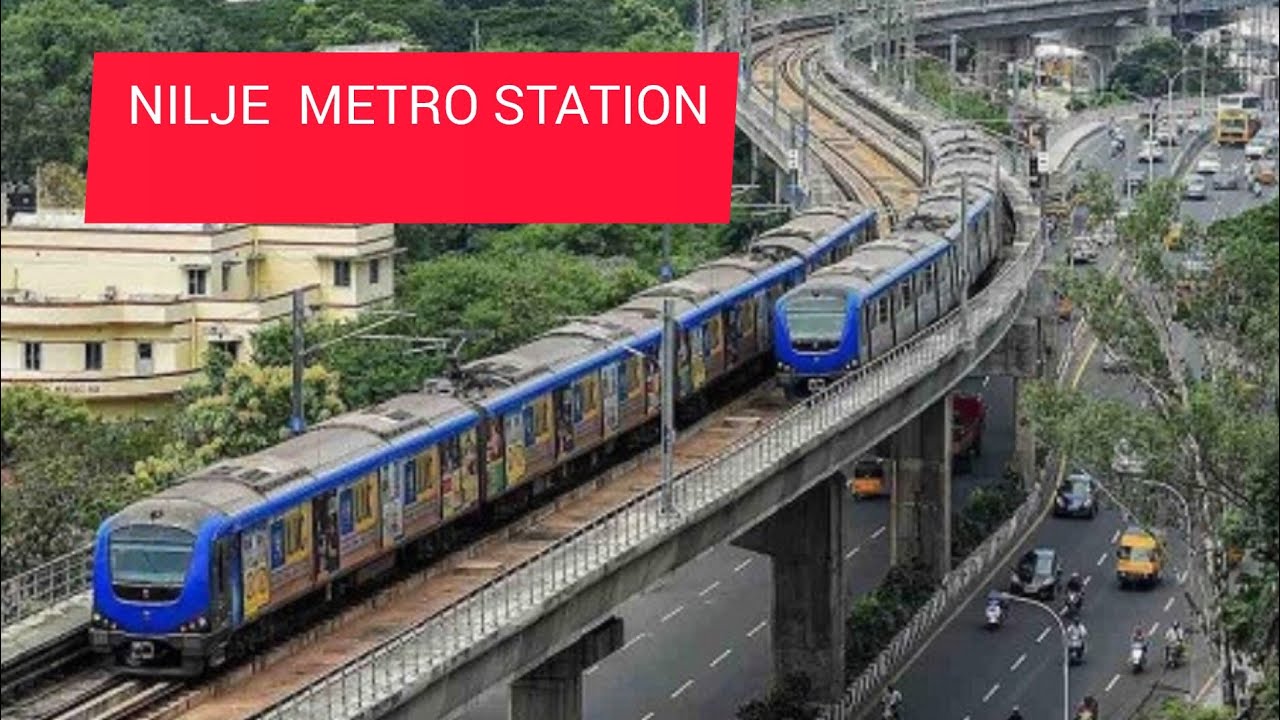 Nilje and Kolegaon metro line 12 perposef station location.