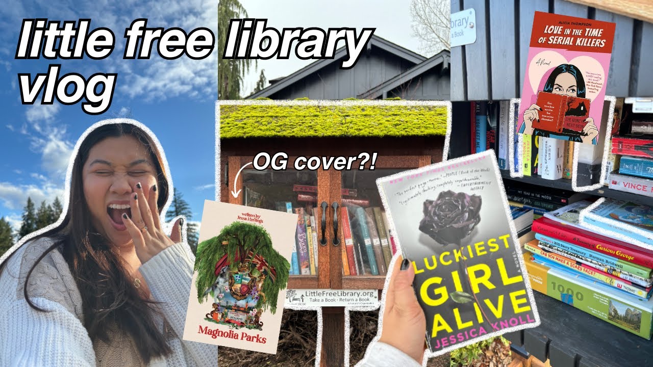Little Free Library Vlog: out of print books, new releases and more!