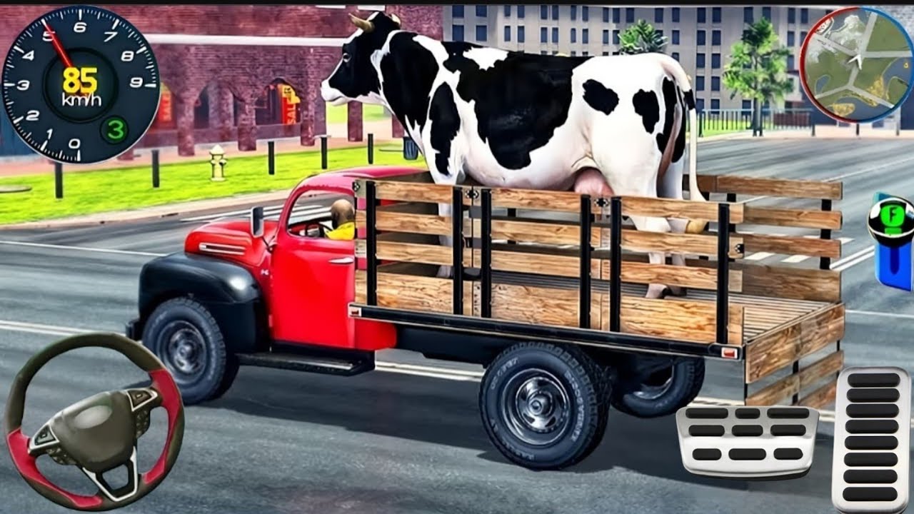 Animal Cargo Truck Driving Game 3D - Animal Transport Cargo Truck 2025 - Android Gameplay