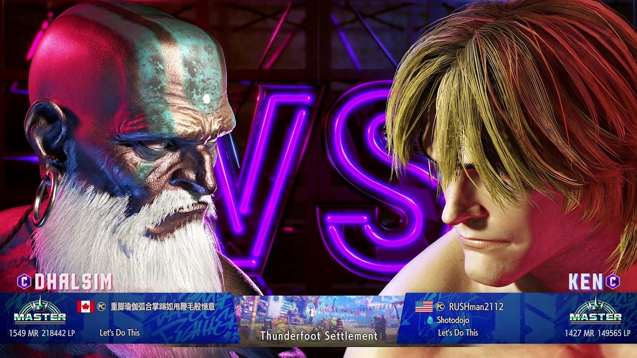 1549 MR Dhalsm Set (Ranked 3/14/2026) - Street Fighter 6