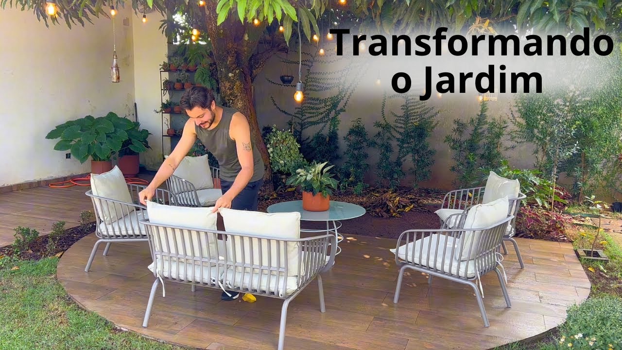 Transformação no jardim, trocando as Cadeiras - Eduardo Wizard