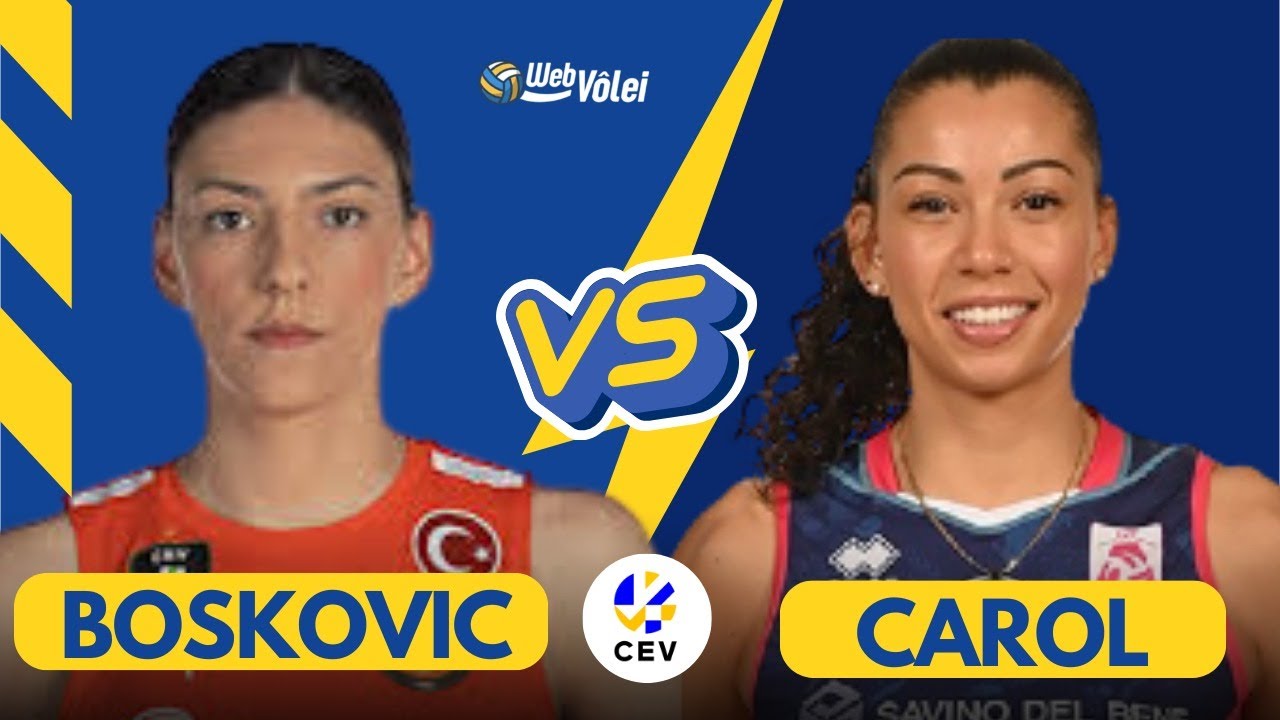 SUPERDUELO! Os ataques de Boskovic contra os bloqueios de Carolana. Veremos mais na Champions 23/24!