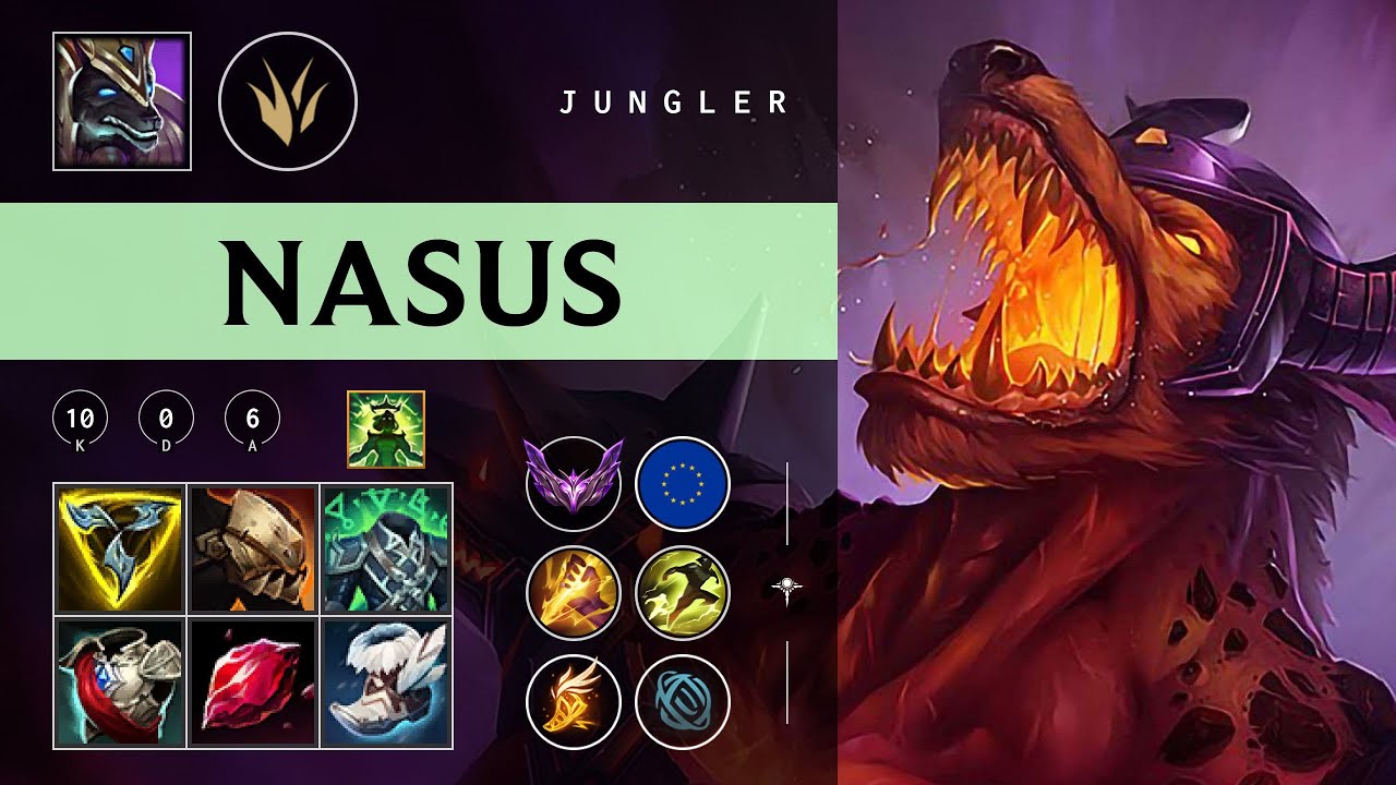 Nasus Jungle vs Ekko - EUW Master Patch 26.01