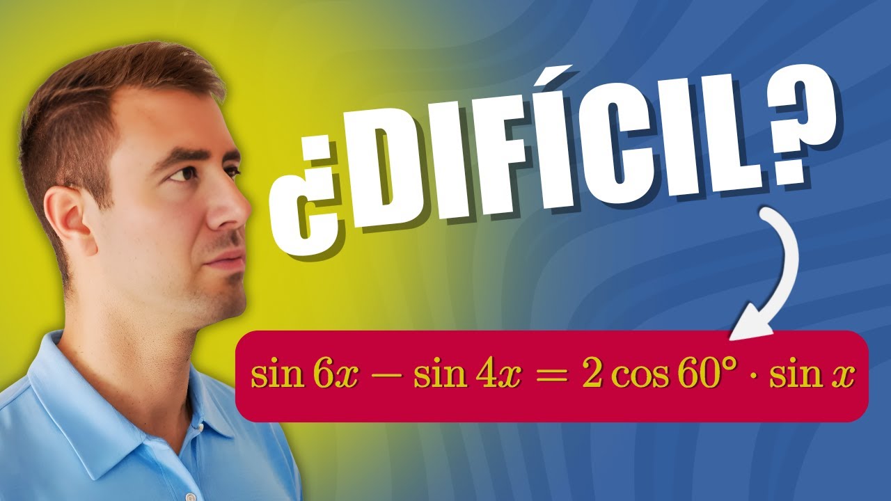 ▶️ Aprende a Resolver Ecuaciones Trigonométricas ¿difíciles? ➤ 1º Bachillerato