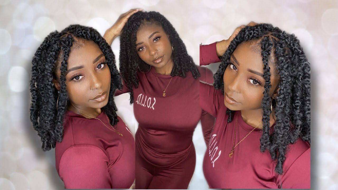 PART ONE - DIY CROCHET BUTTERFLY LOCS ON SHORT 4C HAIR | *EASY* BEGINNER FRIENDLY | NAYOO HAIR