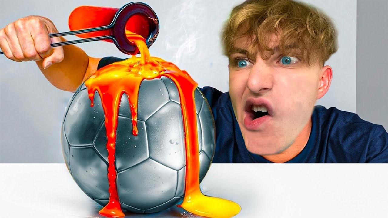 DĚLÁM ŠÍLENÉ EXPERIMENTY s LÁVOU!