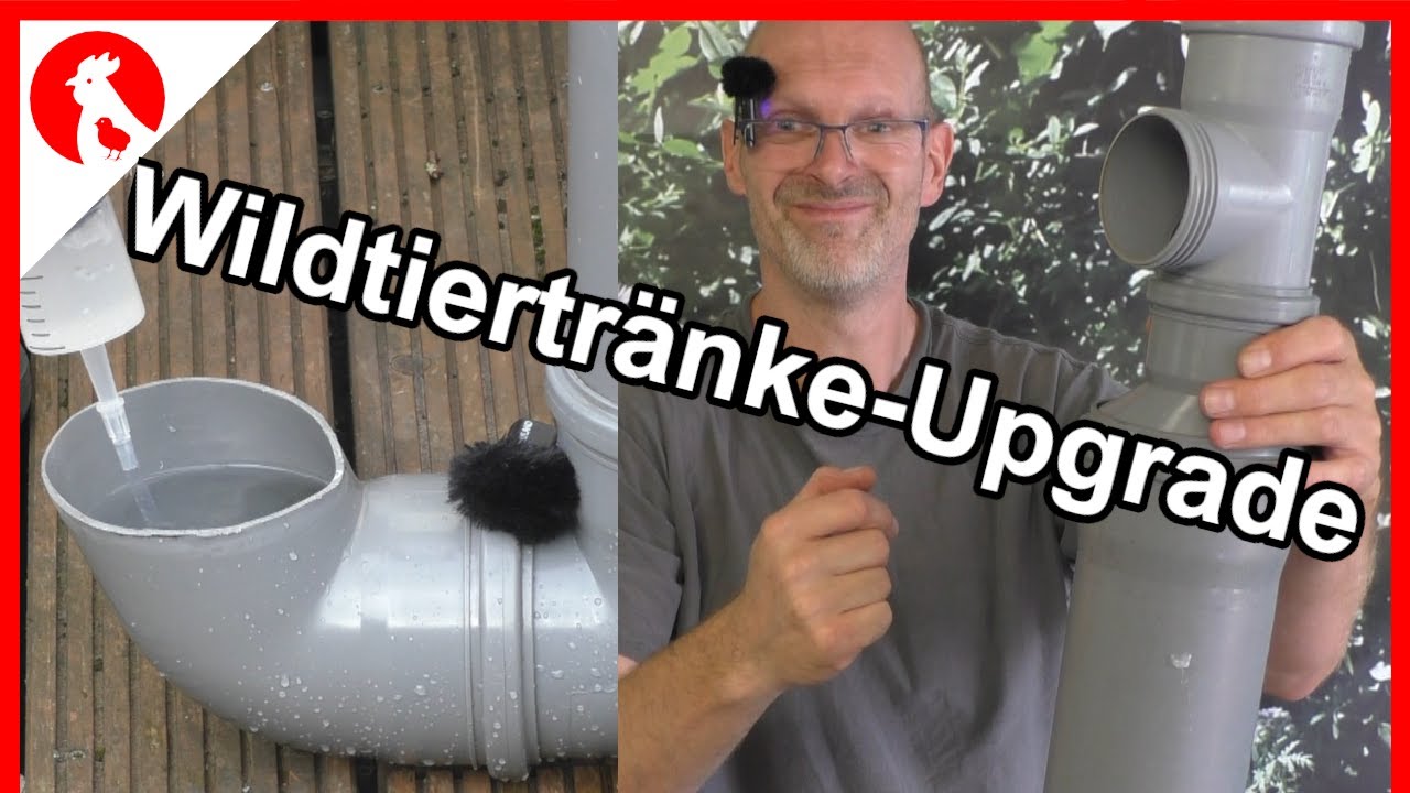 F194  Wildtier Tränke / Hühner Tränke Upgrade für einfaches Befüllen