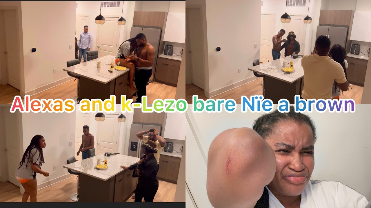 Alexas and k-Lezo bare Ninie a Brown kap fe lanmou revange prank