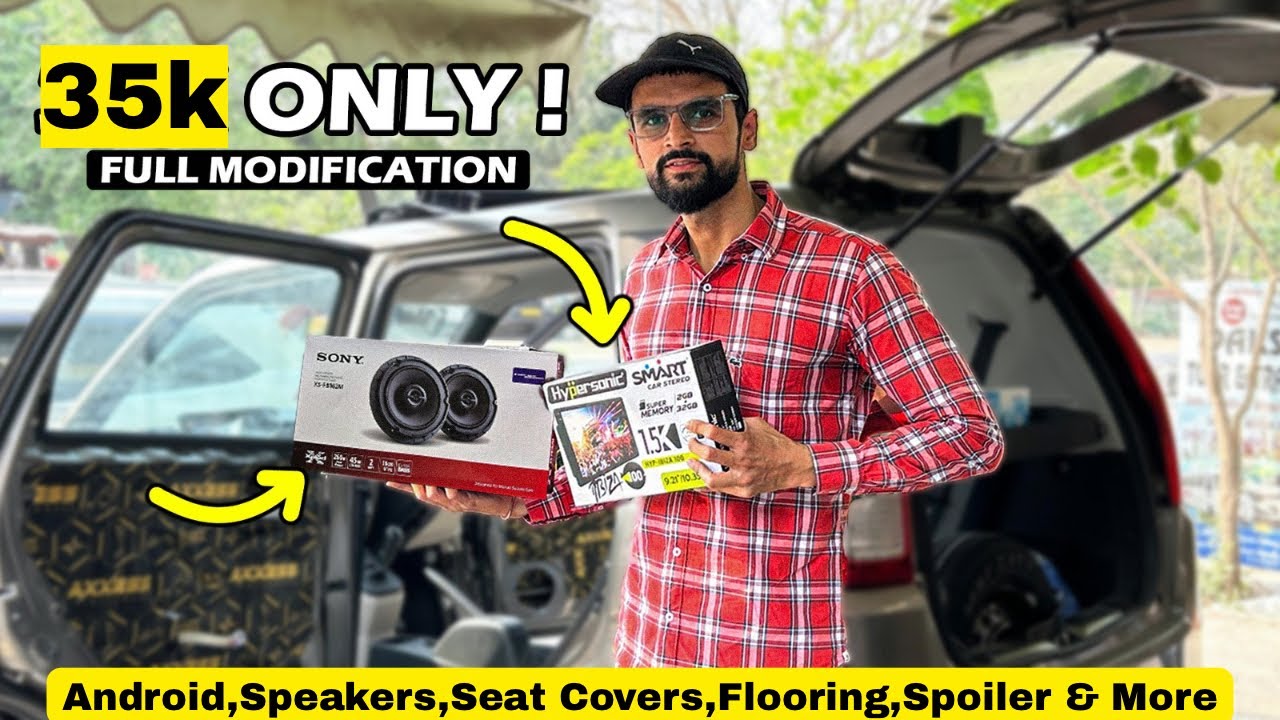 सिर्फ 35 hazaar में CNG 2025 VXI WagonR Modification | Android, Damping,Sony Speakers, Seat Covers
