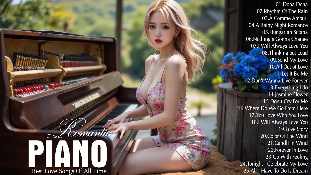 100 Best Beautiful Romantic Piano Music - Greatest Hits Love Songs Ever  | Timeless Instrumental