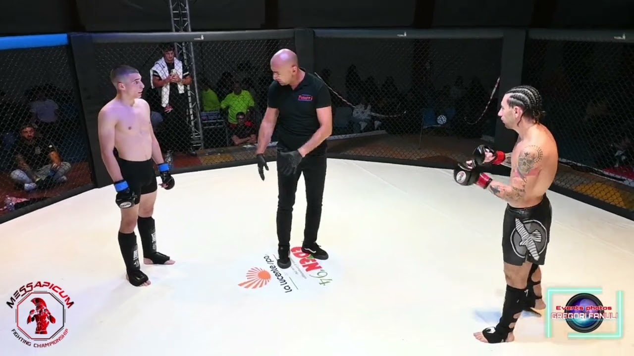 Messapicum f.c. XIII 61kg amateur title fight Enrico Scazzi vs Alex Cellura