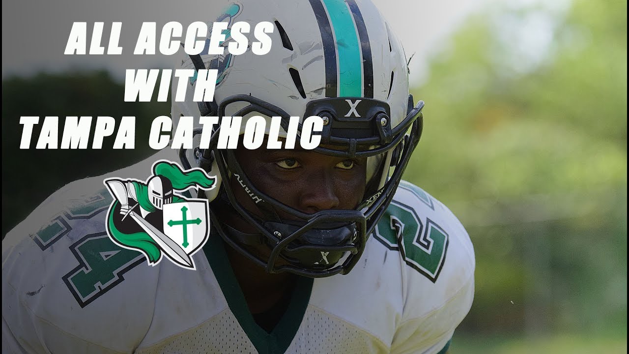 Spring Practice With Tampa Catholic