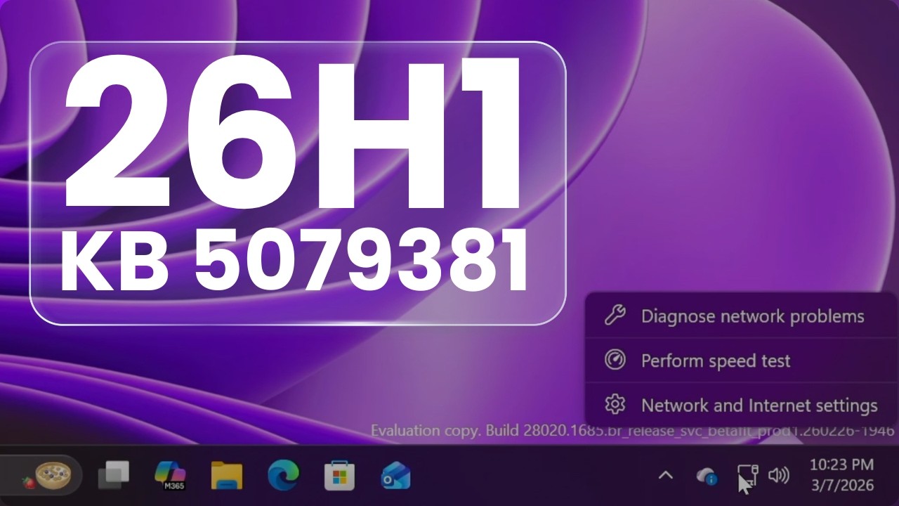 Windows 11 Canary Build 28020.1685 &ndash; Hidden Features, Network Speed Test & Storage Cleanup!