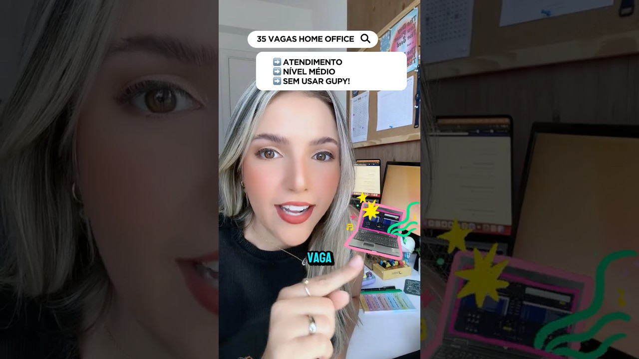 💻 TRABALHE DE CASA s&oacute; com N&Iacute;VEL M&Eacute;DIO e SEM EXPERI&Ecirc;NCIA | VAGA HOME OFFICE | Mari Rel