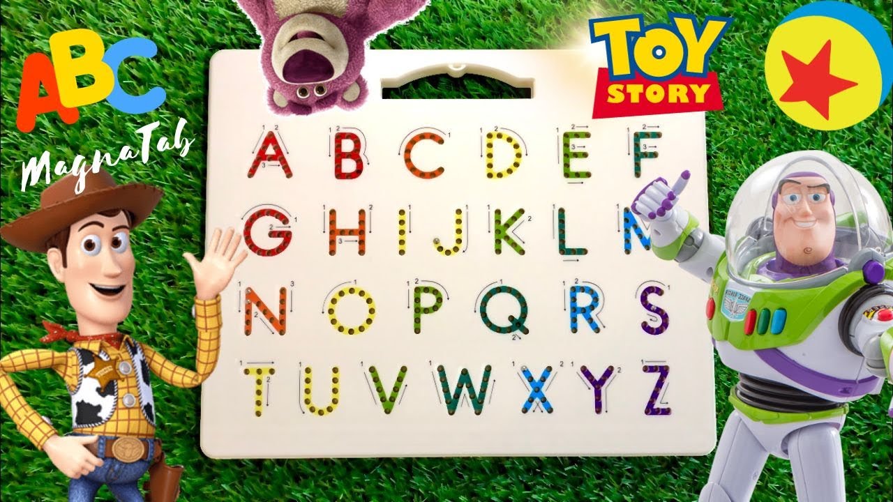 TOY STORY ABC - Learn to write ABC´s with MAGNATAB