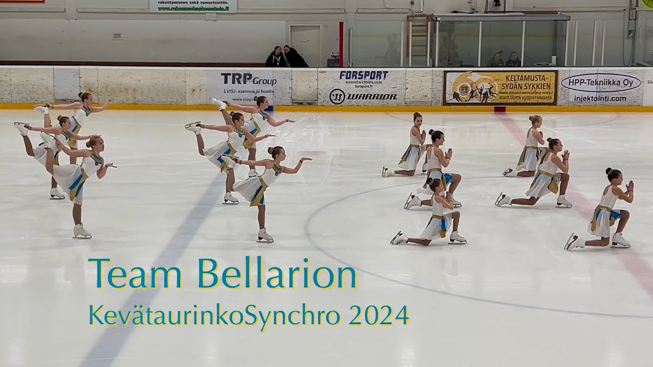 Team Bellarion - KevätaurinkoSynchro 2024 - Muodostelmaluistelu