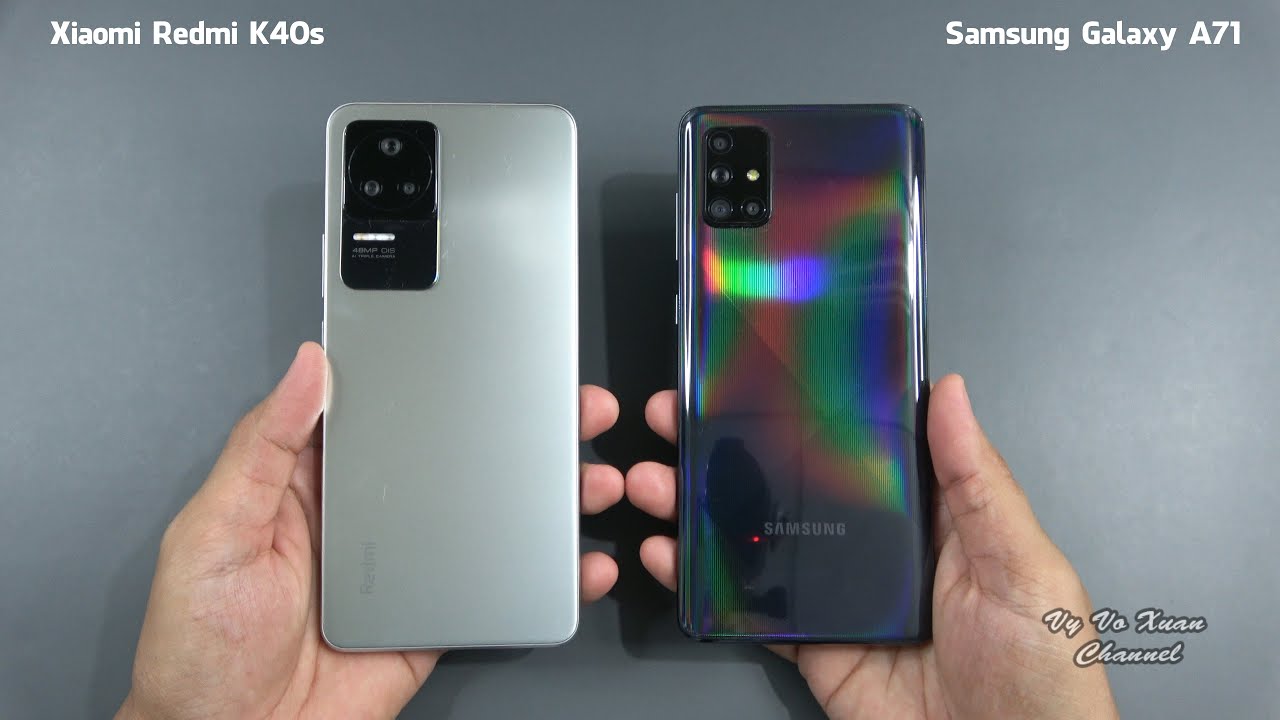 Xiaomi Redmi K40s vs Samsung Galaxy A71 | SpeedTest and Camera comparison