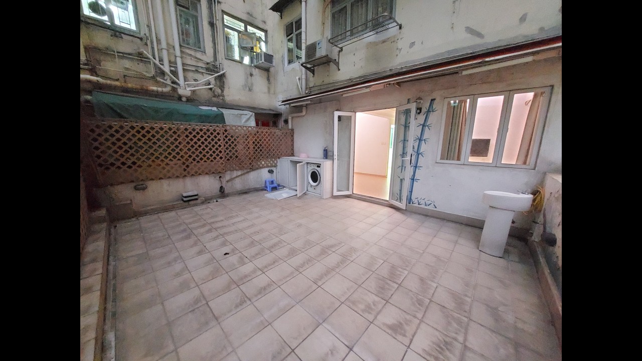 *private terrace* Sai Ying Pun $23,800 net 470, 2 bedrooms, High Street, walk up 1/F