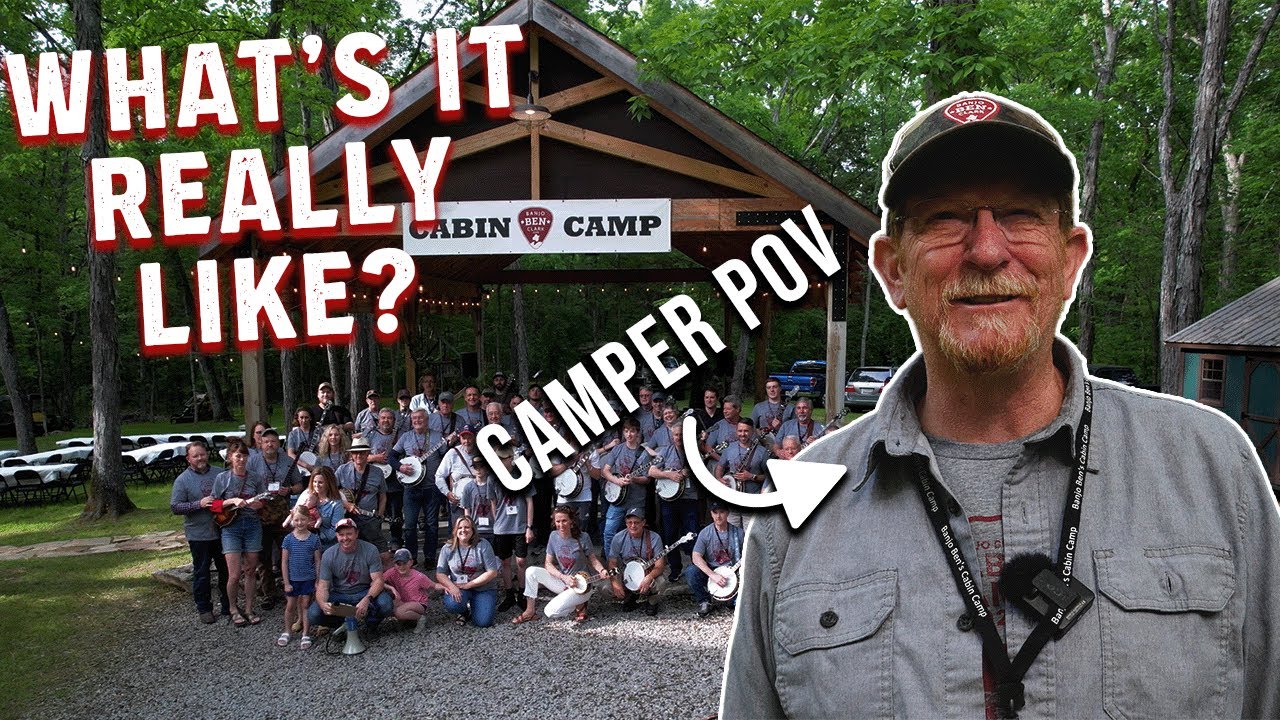 Follow Along with a Camper at my Banjo-Only Cabin Camp!