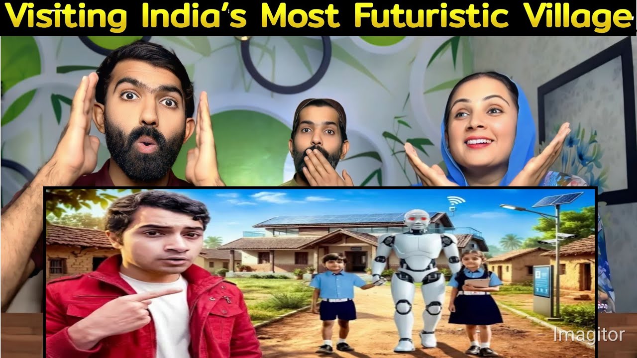 Visiting India’s Most Futuristic Village! || PAKISTANI REACTION