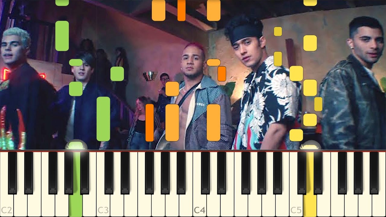 Pretend - CNCO - Piano - Synthesia