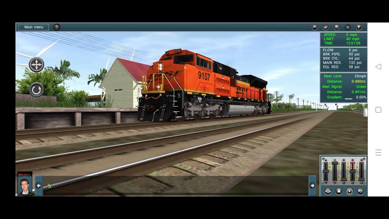 New screen recorder audio test BNSF SD70ACe enginesound Trainz