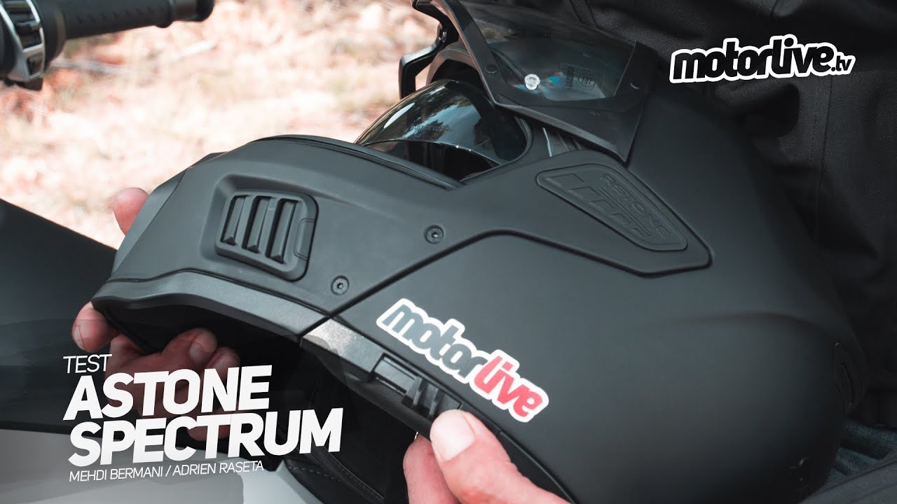 CASQUE ASTONE SPECTRUM I INTEGRAL FIBRES ! TEST MOTORLIVE