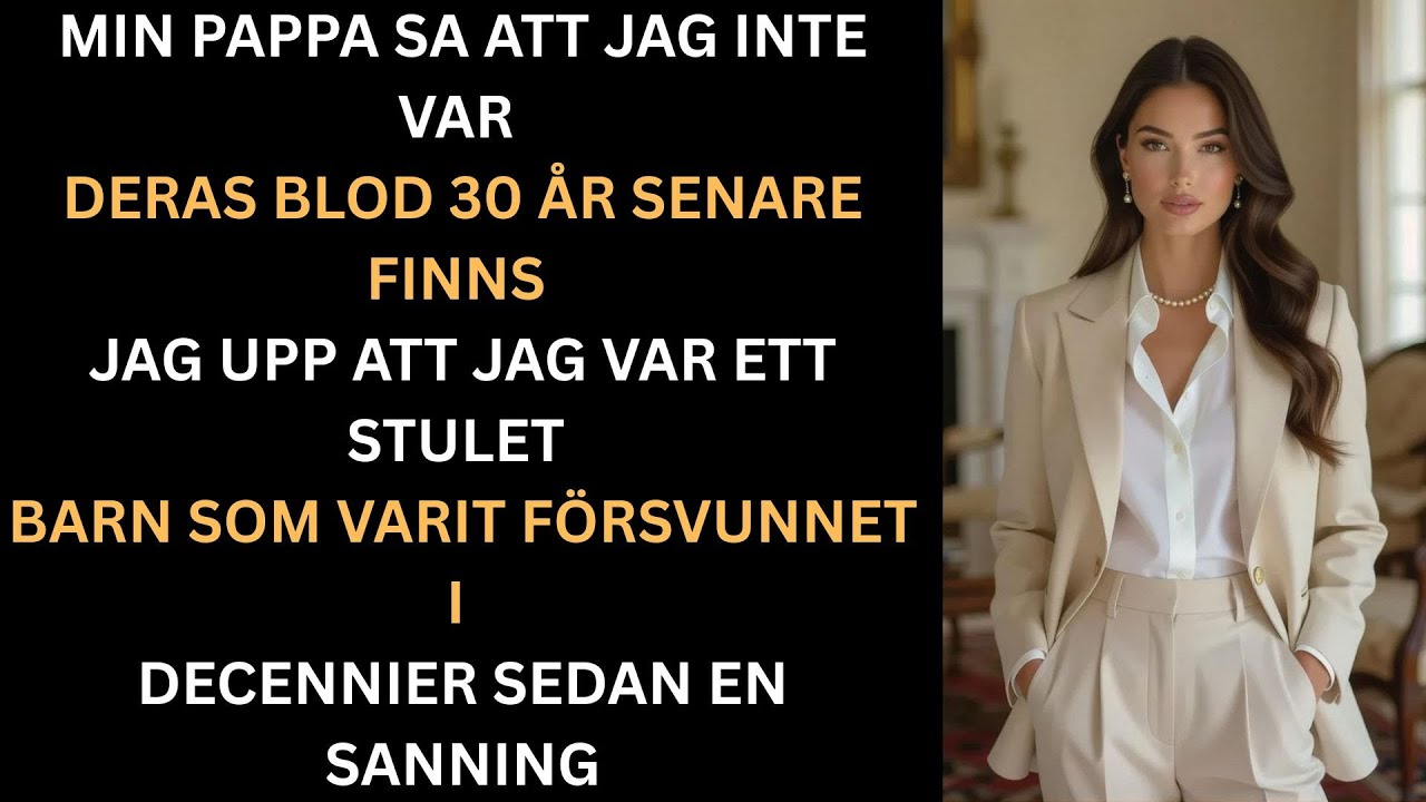 Min pappa sa att jag inte var deras barn sanningen chockade mig efter 30 &aring;r