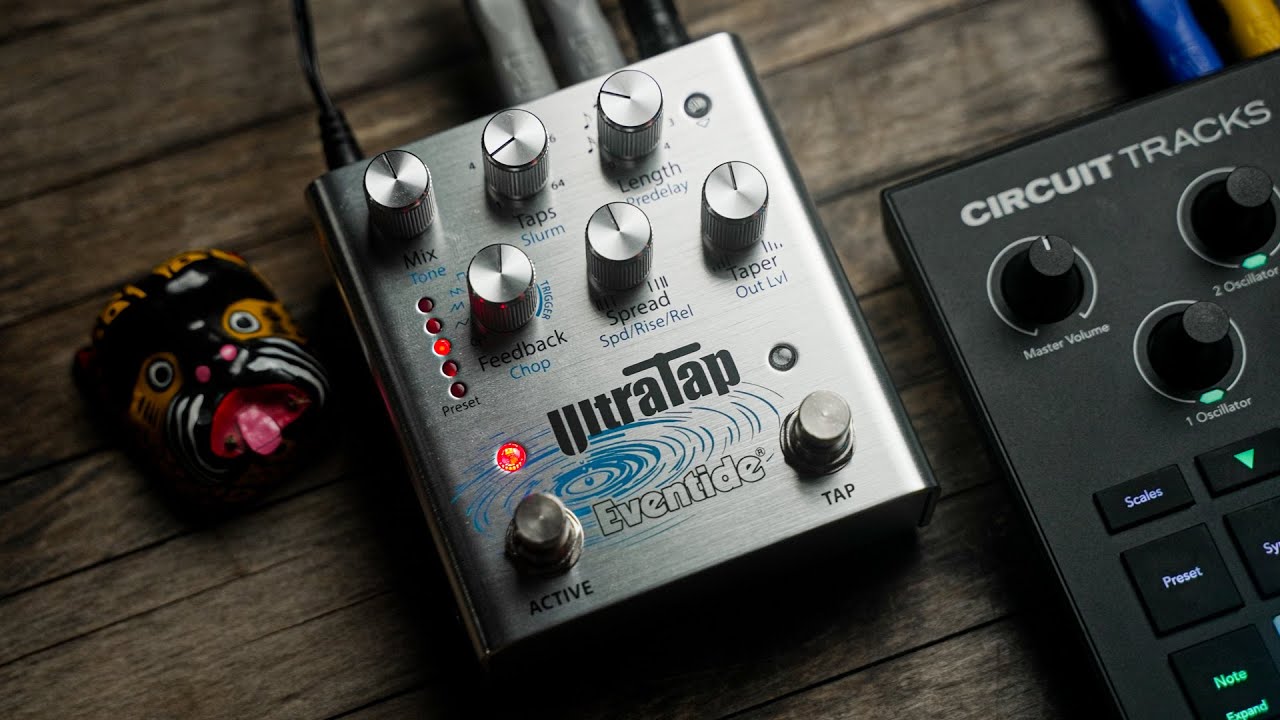I put my Drums through a Tap Delay.. Cooler than i Expected! // Eventide UltraTap Pedal Weirdness