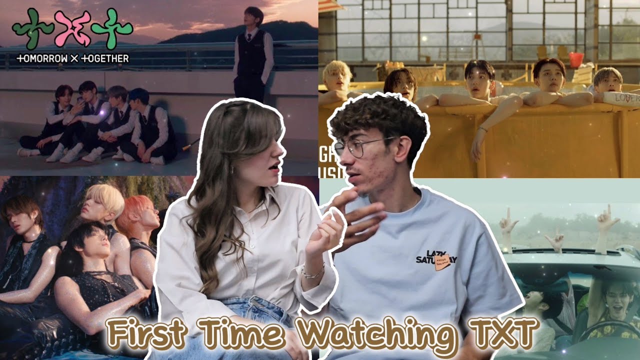 FIRST TIME Watching TXT (Run Away + 0X1=LOVESONG + LO$ER=LO♡ER + Sugar Rush Ride) | TXT MV REACTION