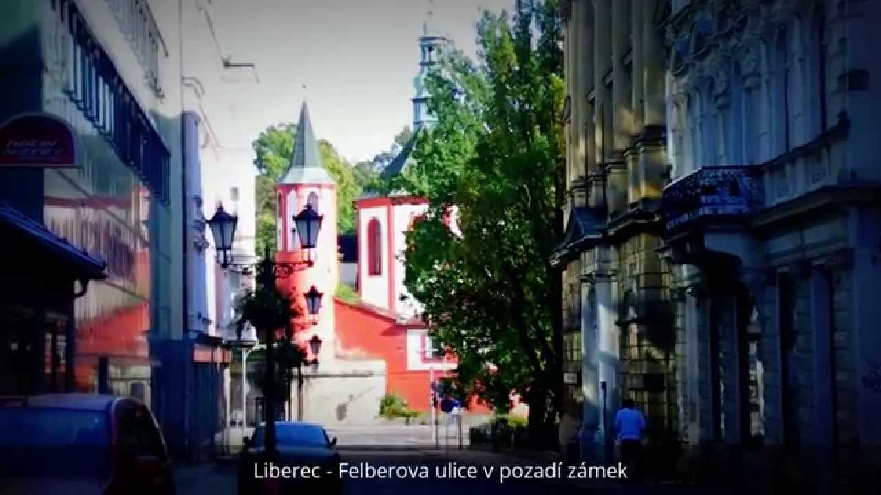 Liberec - horní centrum v okolí Liberecké radnice | Czech Republic