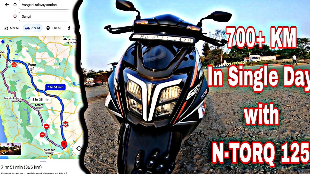 NTORQ 125 pe 700+ kilometre in single day / After Long Ride Experience 😨