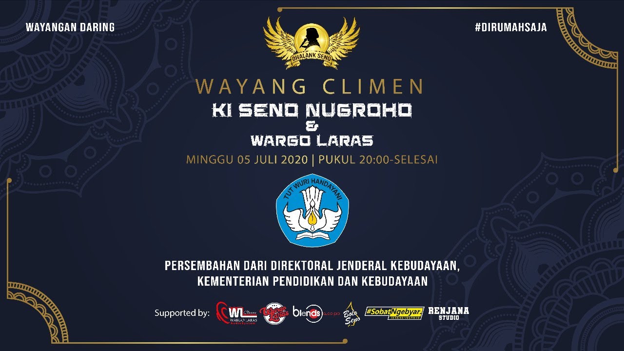 #LiveStreaming Wayang Climen Ki Seno Nugroho - LATAMAHUSADI