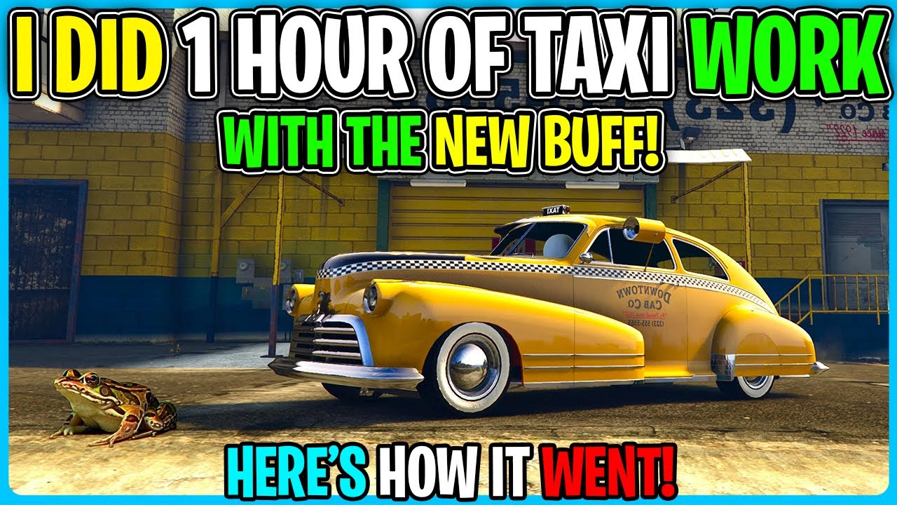 Я провёл 1 час, работая таксистом с новым усилением в GTA 5 Online! (GTA 5 TAXI)