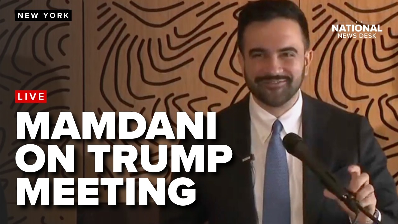 Mamdani after meeting with Trump at White House