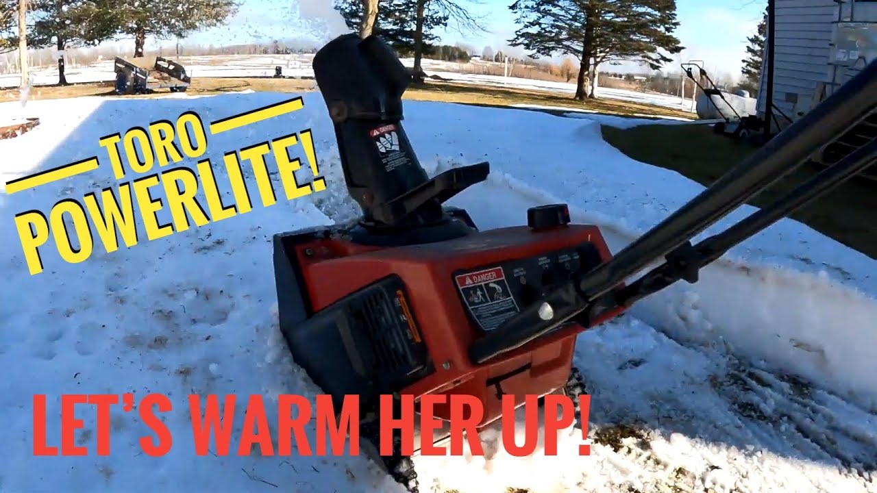 Toro Powerlite 2 Stroke Snow Blower: Getting This Little Single Stage Up And Running This Year!