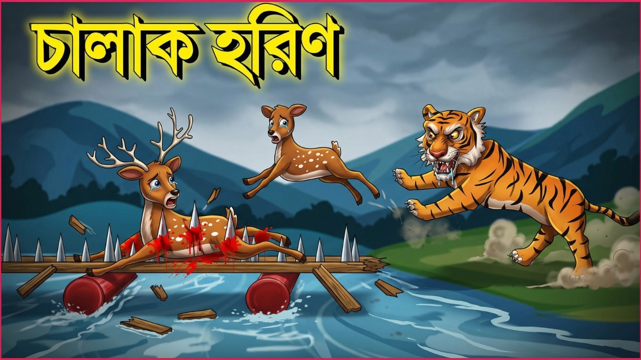 Sundarban's clever mother deer | Sundarban Cartoon | Sundarban Tiger Cartoon | Bengali Cartoon St...