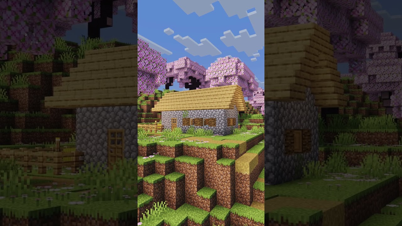 Minecraft Cherry Grove Village Seed!