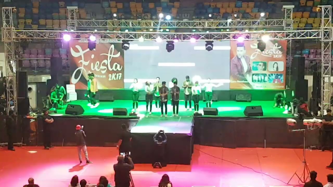 Misba Dance Crew 2016-17 performing at Siri Fort Stadium