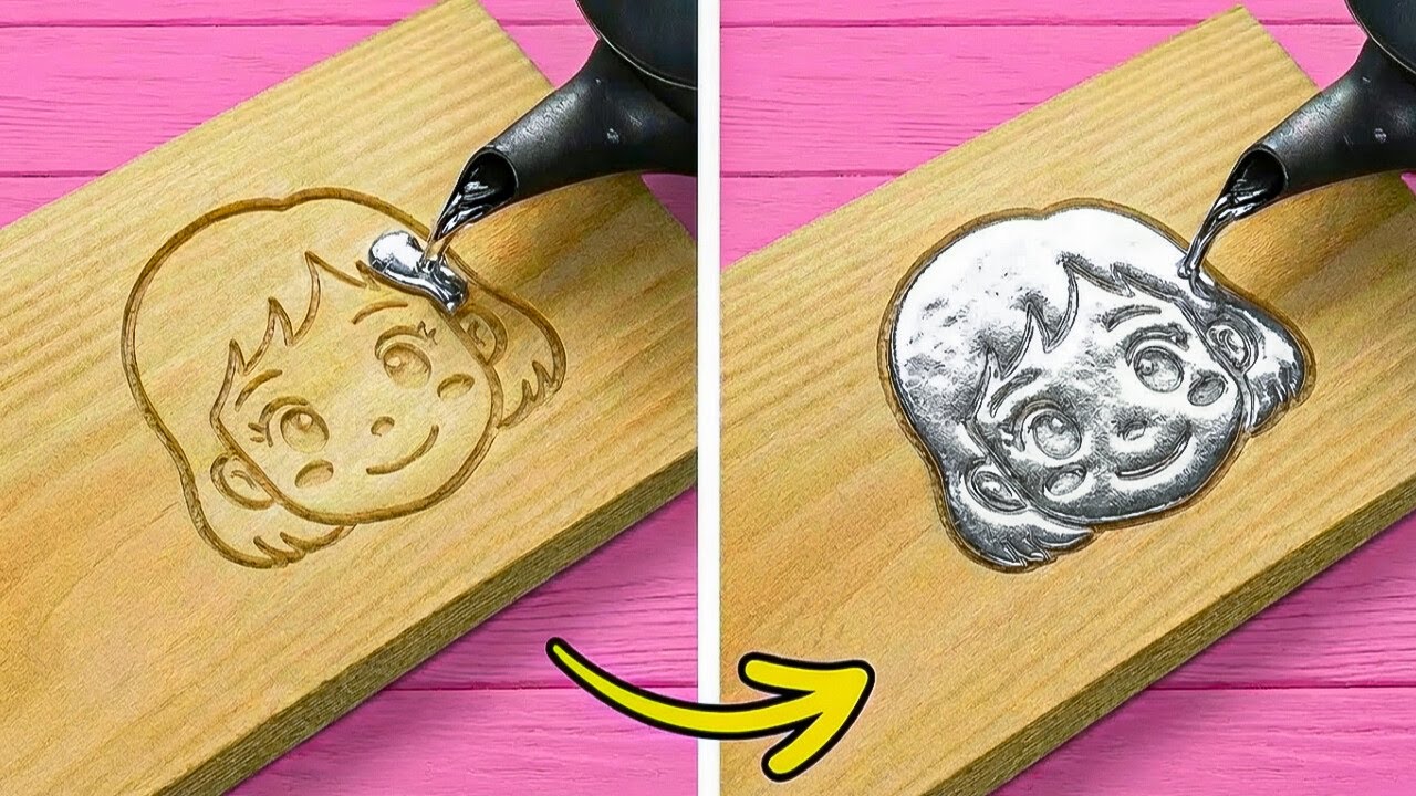 How to Turn Melted Metal into Stunning Creations ✨😲