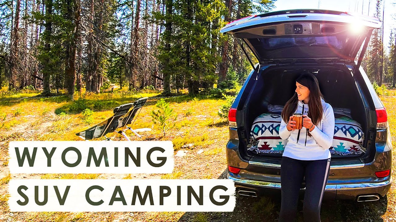 CAMPING out of our SUV in Wyoming | Dispersed Camping in Medicine Bow