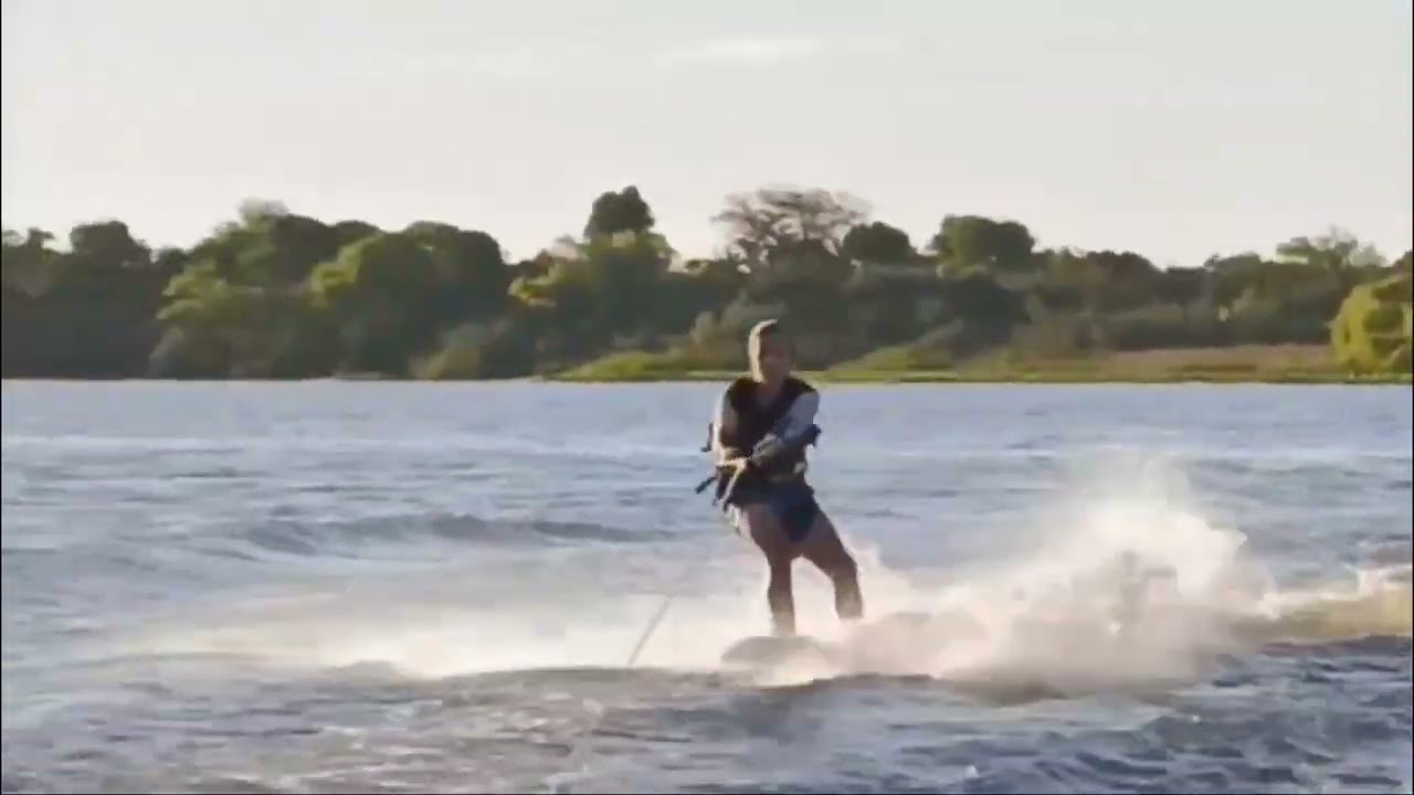 haciendo wakeboard en Uruguay 🇺🇾